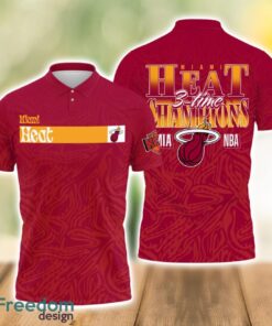 Miami Heat Style NBA Champs Special Designs 3D Polo Shirt Product Photo 1