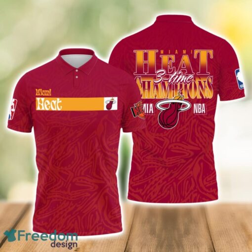 Miami Heat Style NBA Champs Special Designs 3D Polo Shirt Product Photo 1