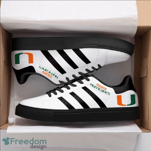 Miami Hurricanes Football Low Top Skate Shoes Fans Sneakers Men Women Gift Product Photo 2