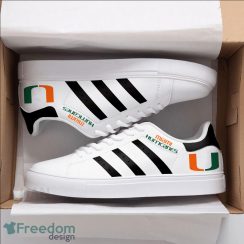 Miami Hurricanes Football Low Top Skate Shoes Fans Sneakers Men Women Gift Product Photo 1