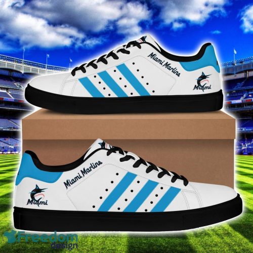 Miami Marlins Low Top Skate Shoes Limited Version Gift Ideas For Fans Product Photo 3