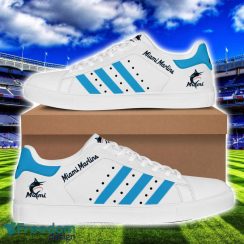 Miami Marlins Low Top Skate Shoes Limited Version Gift Ideas For Fans Product Photo 1