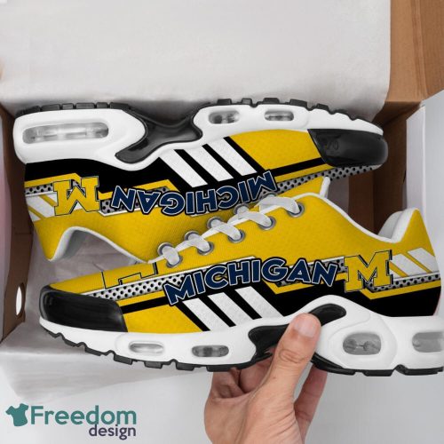 Michigan Wolverines Team Sneakers Air Cushion Sports Shoes Men Women Trending TN Shoes Product Photo 2