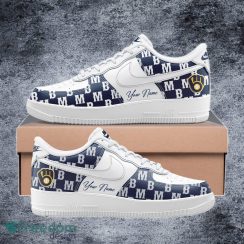 Milwaukee Brewers MLB AF1 Shoes Special 2024 Collection Air Force Sneaker Custom Name - Milwaukee Brewers MLB AF1 Shoes Special 2024 Collection_ 1
