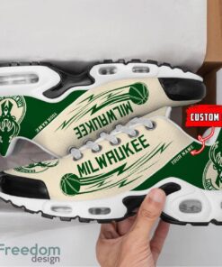 Milwaukee Bucks NBA Air Cushion Sports Shoes Custom Name TN Sneakers For Fans Product Photo 2