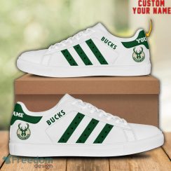 Milwaukee Bucks NBA Special Custom Name Unique Gift Low Top Skate Shoes For Fan