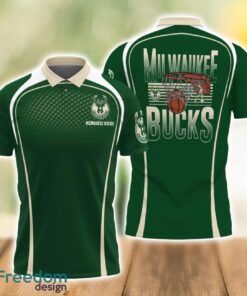 Milwaukee Bucks Style NBA 3D Polo Shirt Gift For Men Father’s Day Gift