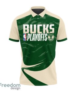 Milwaukee Bucks Style NBA Basketball Team 3D Polo Shirt Sport Fans Gift Product Photo 2