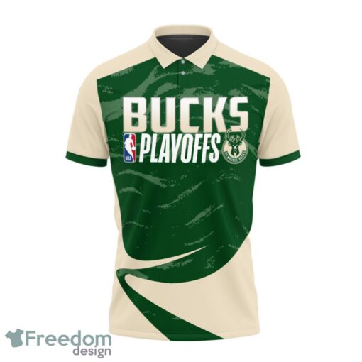 Milwaukee Bucks Style NBA Basketball Team 3D Polo Shirt Sport Fans Gift Product Photo 2