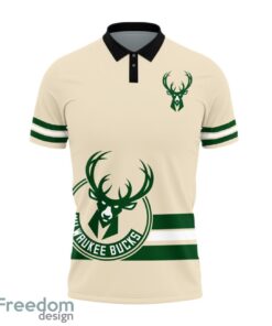 Milwaukee Bucks Style NBA Basketball Team Black 3D Polo Shirt Special For Fans Product Photo 2