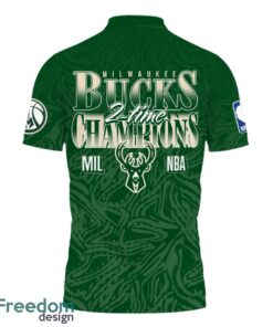 Milwaukee Bucks Style NBA Champs Special Designs 3D Polo Shirt Product Photo 3