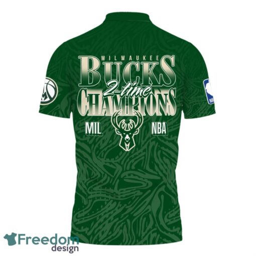 Milwaukee Bucks Style NBA Champs Special Designs 3D Polo Shirt Product Photo 3