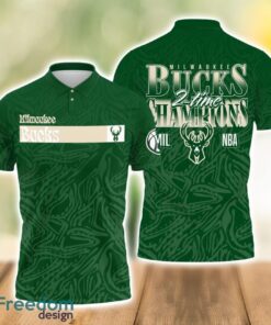 Milwaukee Bucks Style NBA Champs Special Designs 3D Polo Shirt