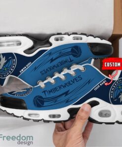 Minnesota Timberwolves NBA Air Cushion Sports Shoes Custom Name TN Sneakers For Fans Product Photo 2