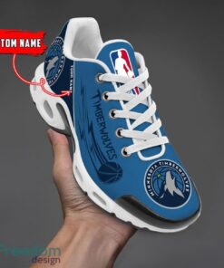 Minnesota Timberwolves NBA Air Cushion Sports Shoes Custom Name TN Sneakers For Fans