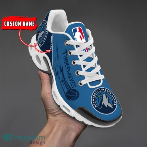 Minnesota Timberwolves NBA Air Cushion Sports Shoes Custom Name TN Sneakers For Fans Product Photo 1