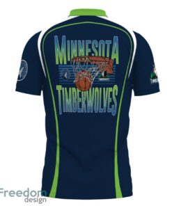 Minnesota Timberwolves Style NBA 3D Polo Shirt Gift For Men Father's Day Gift Product Photo 3