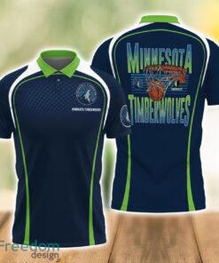 Minnesota Timberwolves Style NBA 3D Polo Shirt Gift For Men Father’s Day Gift