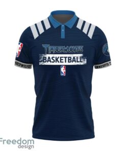 Minnesota Timberwolves Style NBA Basketball Team 3D Polo Shirt Product Photo 2