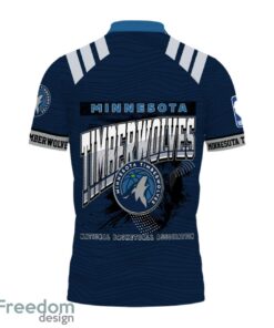 Minnesota Timberwolves Style NBA Basketball Team 3D Polo Shirt Product Photo 3