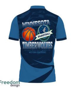 Minnesota Timberwolves Style NBA Basketball Team 3D Polo Shirt Sport Fans Gift Product Photo 3