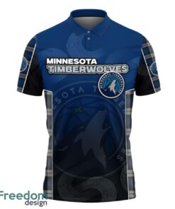 Minnesota Timberwolves Style NBA Basketball Team Black 3D Polo Shirt new Designs For Fans Product Photo 2