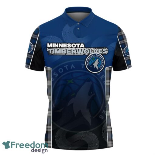 Minnesota Timberwolves Style NBA Basketball Team Black 3D Polo Shirt new Designs For Fans Product Photo 2