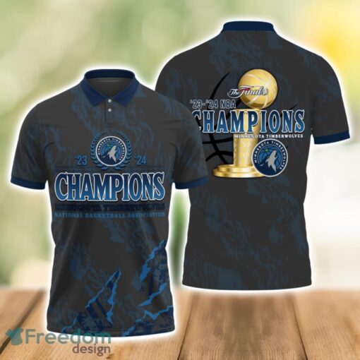 Minnesota Timberwolves Style NBA Champs 2024 Polo Shirt Limited For Sport Season Gift Product Photo 1