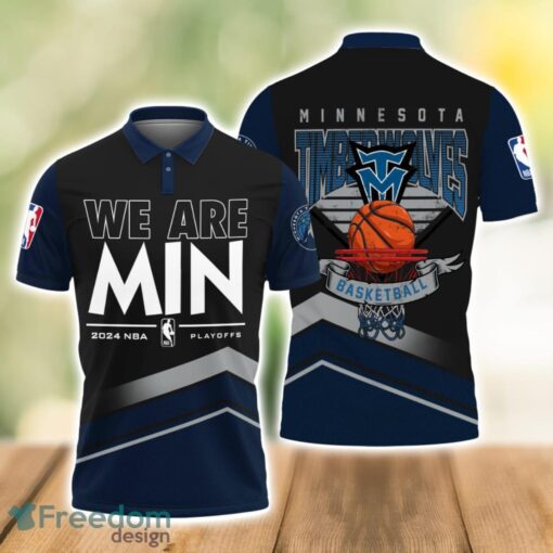 Minnesota Timberwolves Style NBA Champs We Are Sport Team 3D Polo Shirt Product Photo 1