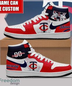 Minnesota Twins Custom Name Number Limited Air Jordan Hightop Shoes Men Women Gift