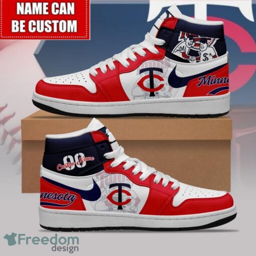 Minnesota Twins Custom Name Number Limited Air Jordan Hightop Shoes Men Women Gift Product Photo 1