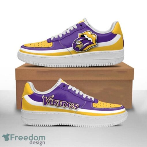 Minnesota Vikings Air Force Shoes Sexy Lips AF1 For Men And Women Product Photo 1