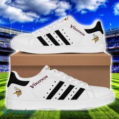 Minnesota Vikings Low Top Skate Shoes Stan Smith Shoes