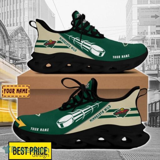 Minnesota Wild Custom Name Sneakers Limited Max Soul Shoes For Men Women Product Photo 2