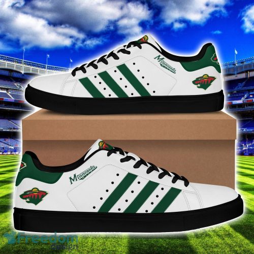 Minnesota Wild Low Top Skate Shoes Stan Smith Shoes Product Photo 3