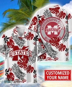 Mississippi State Bulldogs Aloha Hawaiian Shirt Custom Name Summer Gift Holiday Team Shirt