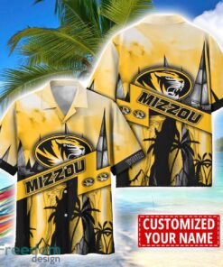 Missouri Tigers Hawaii Shirt Custom Name Sports Team Beach Shirt