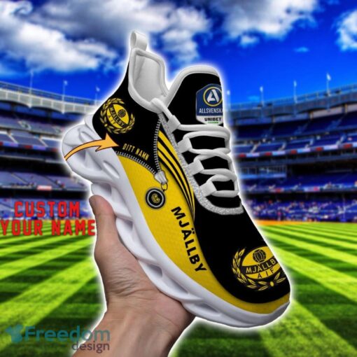 Mjällby AIF Max Soul Shoes Personalized Name Sneakers For Fans Product Photo 3