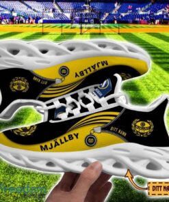 Mjällby AIF Max Soul Shoes Personalized Name Sneakers For Fans