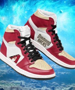 MLB Arizona Diamondbacks Red Custom Classic Air Jordan Hightop Shoes