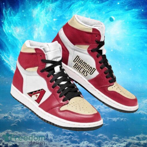 MLB Arizona Diamondbacks Red Custom Classic Air Jordan Hightop Shoes Product Photo 1