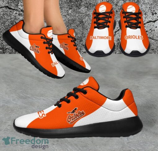 MLB Baltimore Orioles Custom Simple Logo For Fans Sneakers Shoes Product Photo 1