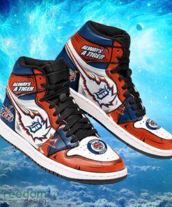 MLB Detroit Tigers Custom Timeless Air Jordan Hightop Shoes