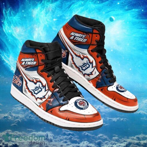 MLB Detroit Tigers Custom Timeless Air Jordan Hightop Shoes Product Photo 1