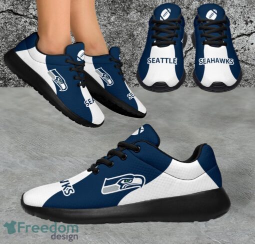 MLB Seattle Seahawks Custom Simple Logo For Fans Sneakers Shoes Product Photo 1