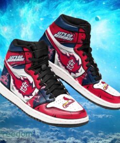 MLB St. Louis Cardinals Custom Legendary Footwear Air Jordan Hightop Shoes