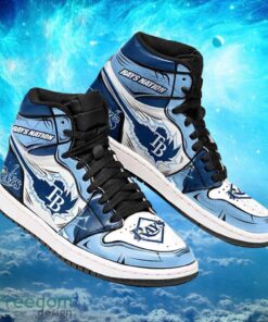 MLB Tampa Bay Rays Custom Classic Air Jordan Hightop Shoes