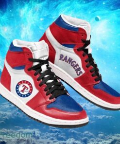 MLB Texas Rangers Custom Legendary Footwear Air Jordan Hightop Shoes