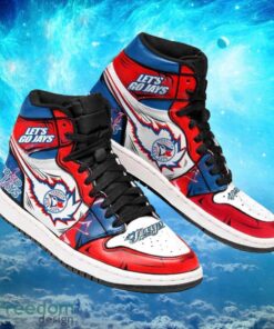 MLB Toronto Blue Jays Custom Iconic Air Jordan Hightop Shoes