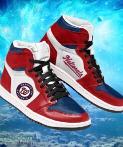 MLB Washington Nationals Custom Timeless Air Jordan Hightop Shoes